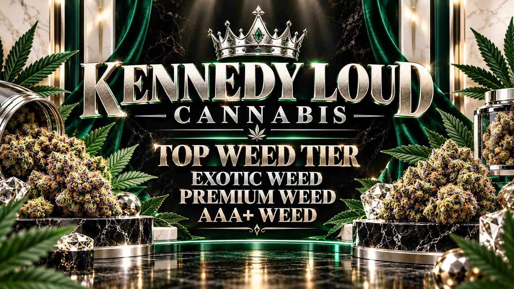 Kennedy Loud Cannabis in Hillcrest Avenue, Brampton — Exotic, Premium and AAA+ top weed tiers
