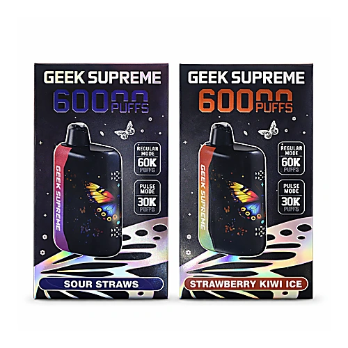 GEEK SUPREME 60000 – 5% | 60K PUFFS | MANY FLAVORS
