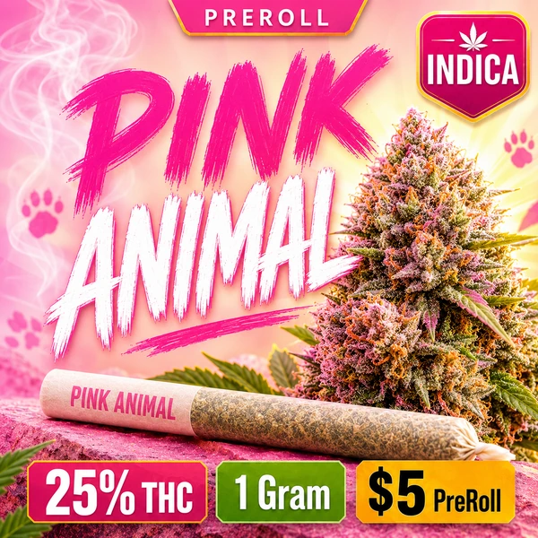 PINK ANIMAL 1G IND PRE-ROLL